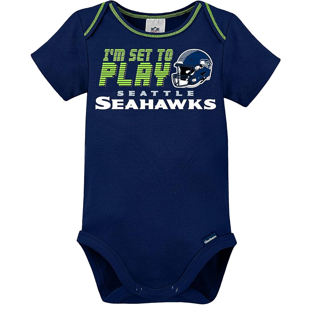 Amazon.com: Gerber NFL Seattle Seahawks 3 Pack Bodysuit